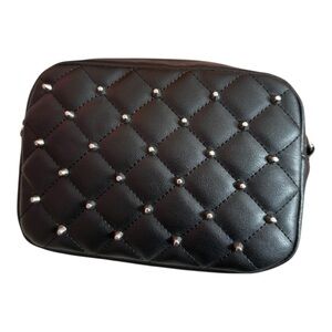 NWOT Rebecca Minkoff Quilted Studded Crossbody in Black